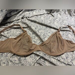 NWOT cuup the plunge bra nude 38G
